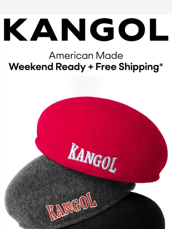 American Made, Weekend Ready + Free Shipping*