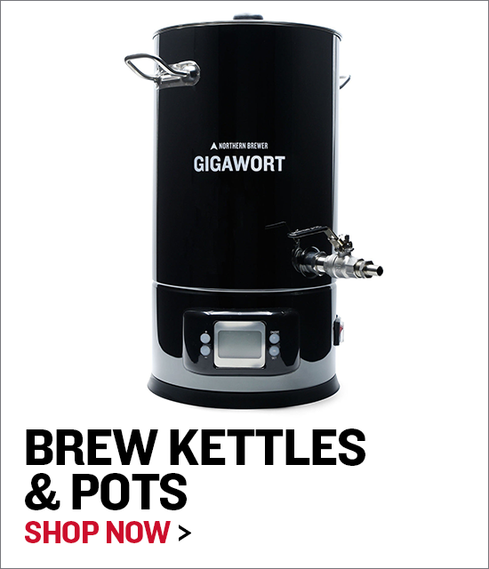 Brew Kettles & Pots. SHOP NOW >