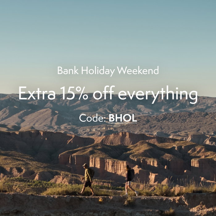Bank Holiday Weekend Extra 15% off Code: BHOL