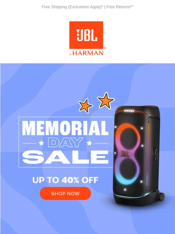 Long Weekend = Better Sound 🔥 Up to 40% Off