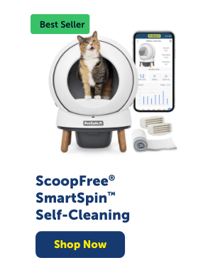Smart Cat Litter Box - ScoopFree® SmartSpin™ Self-Cleaning