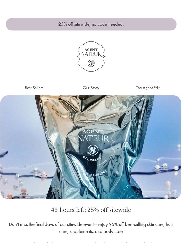 FINAL DAYS: 25% OFF SITEWIDE