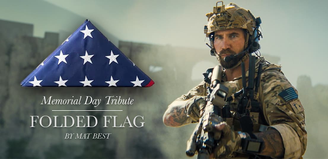 Memorial Day Tribute | Folded Flag by Mat Best