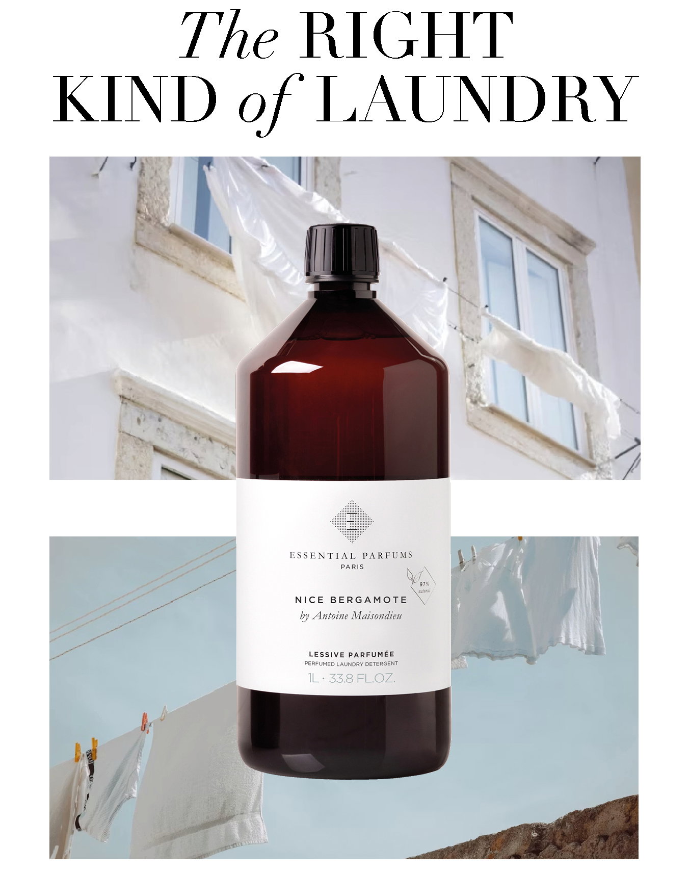 NICE BERGAMOTE Laundry Detergent