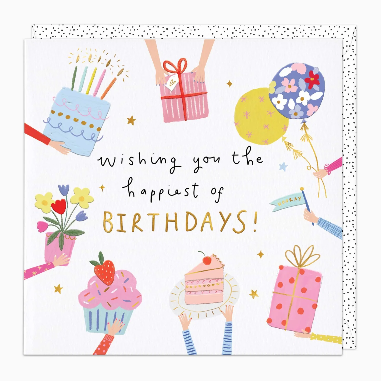 Image of H293 - Happiest of Birthdays Card