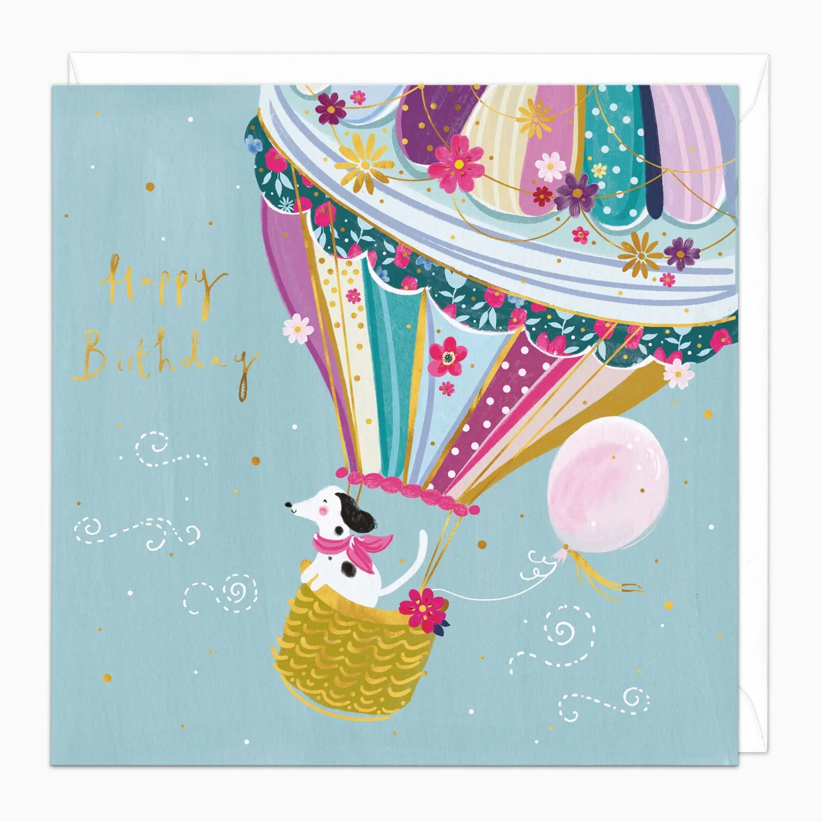 Image of H341 - Celebrations in the air Birthday Card