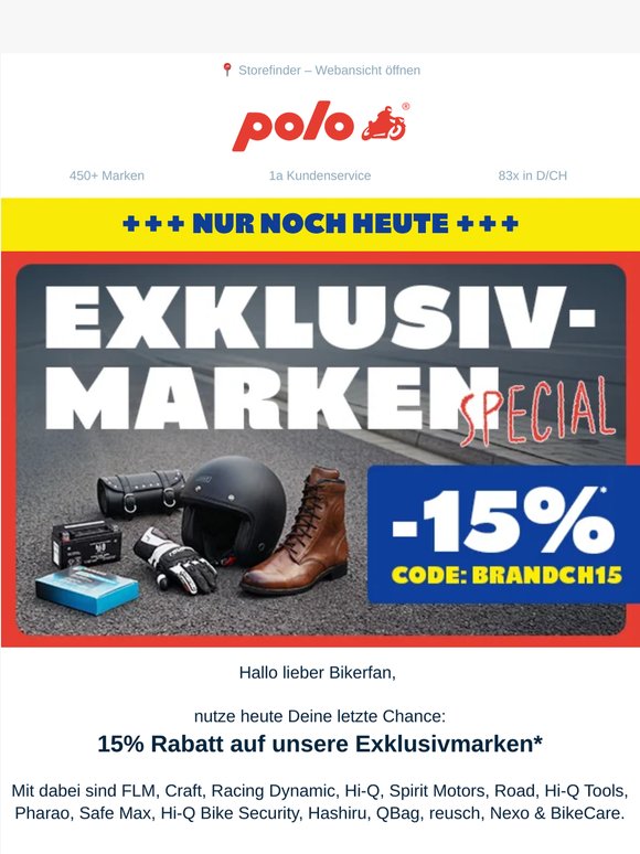 ⌛ Nur noch heute: 15% sparen mit Code…