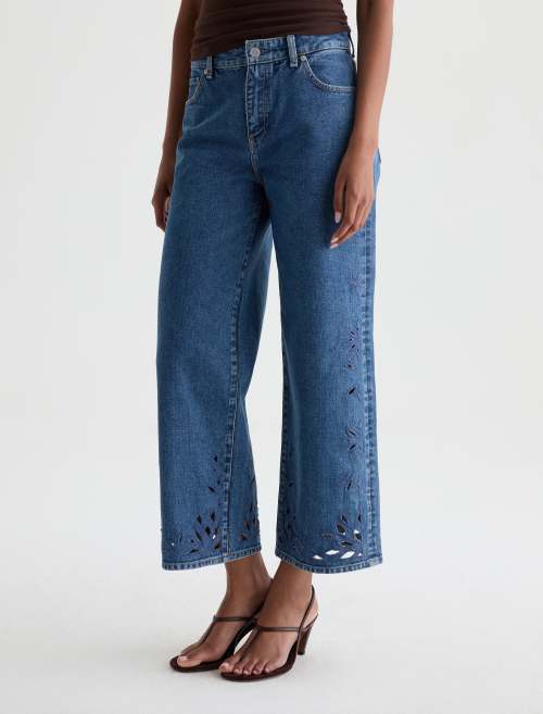 Saige Wide Leg Crop Jean