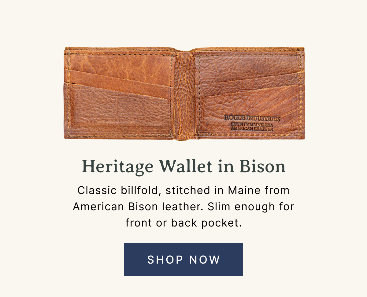 Shop Now - Heritage Wallet in Bison