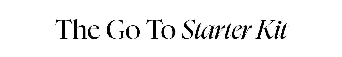 Go to starter kit