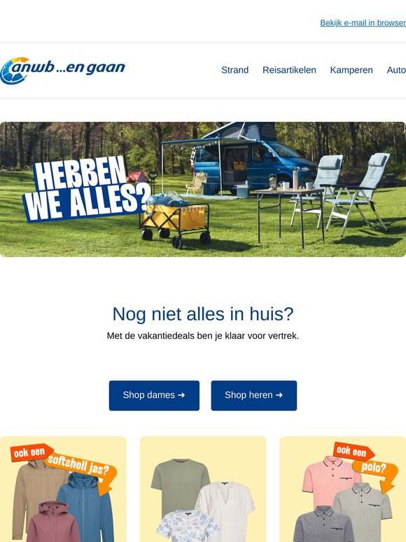 Nog niet alles in huis? Met deze vakantiedeals ben je klaar voor vertrek