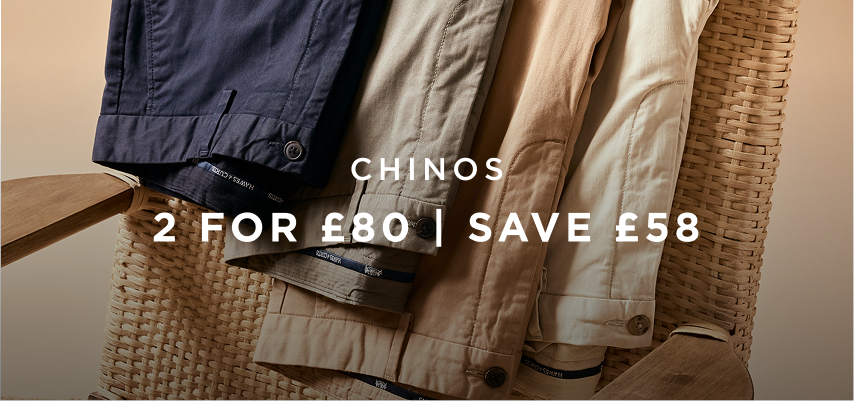 Chinos 2 for £80 | Save £58