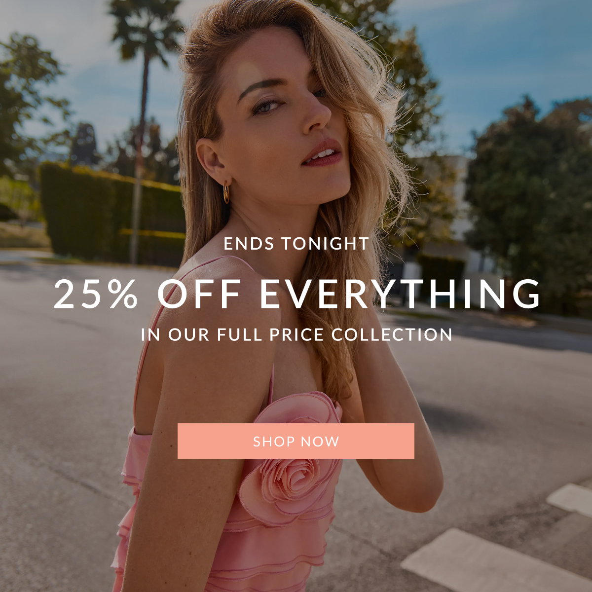 ENDS TOMORROW - 25% OFF EVERYTHING