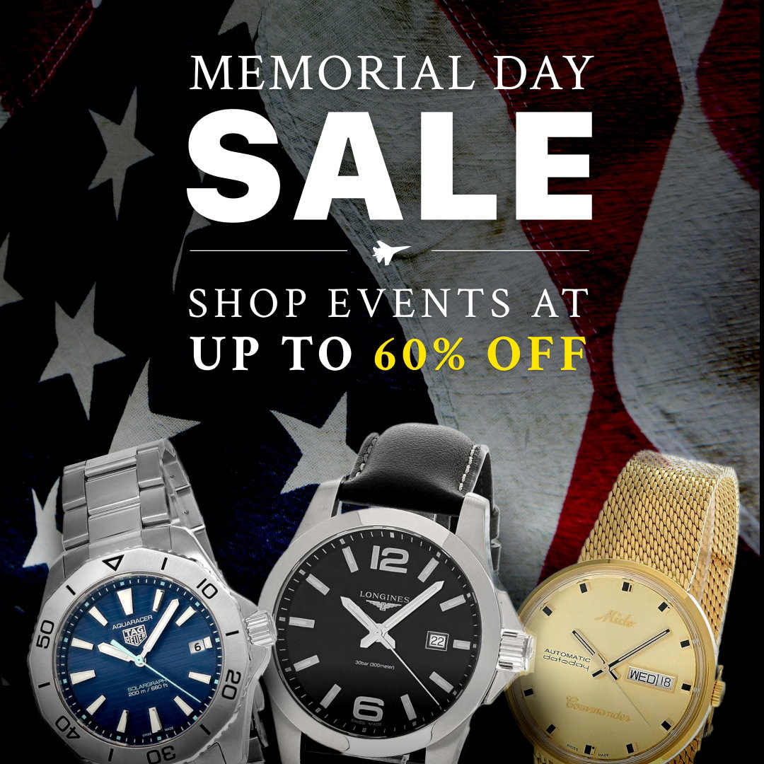 Memorial Day Sale at Watch Warehouse