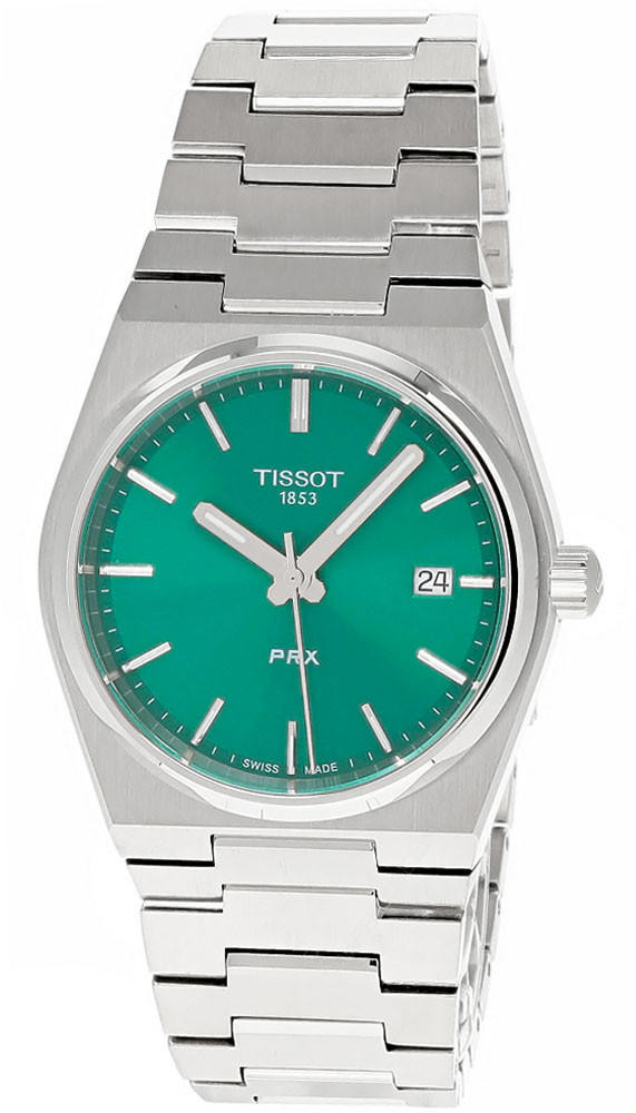 TISSOT PRX 35MM QTZ S-Steel Green Dial Unisex Watch