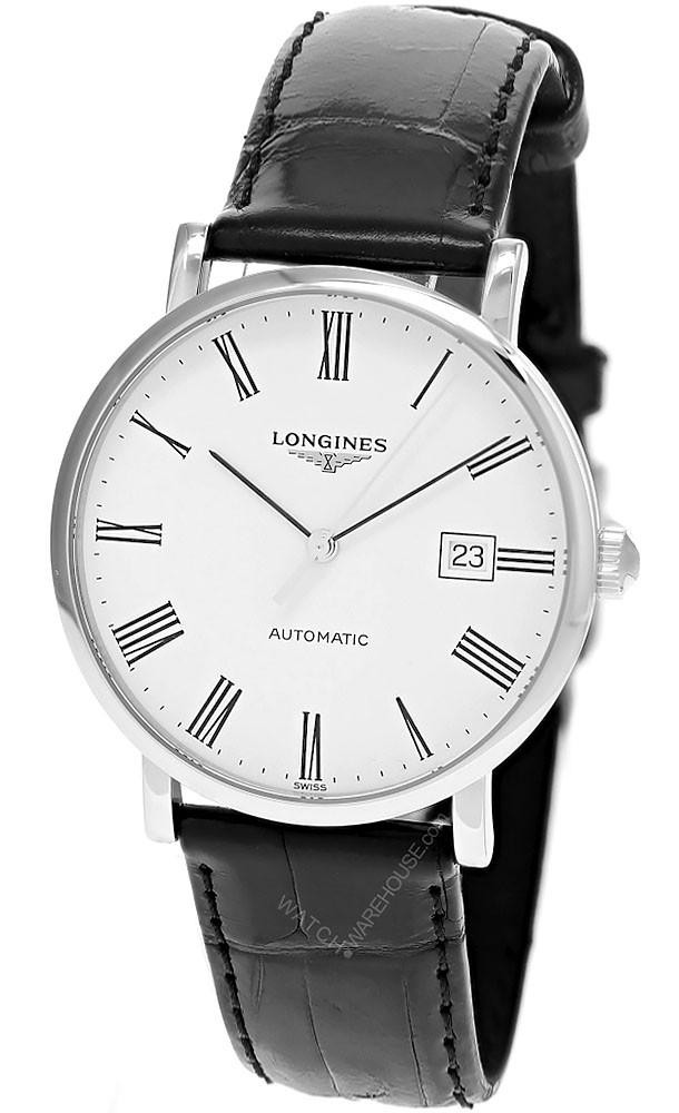 Elegant Automatic 39MM White Dial Black Leather Men’s Watch .