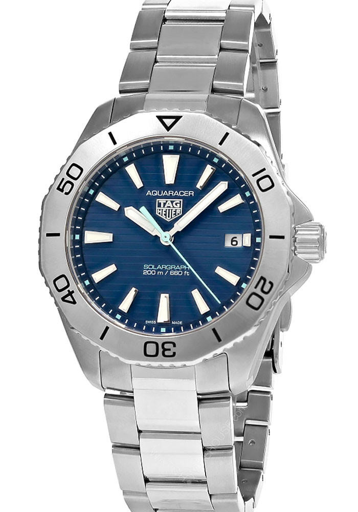 TAG HEUER Aquaracer Professional 200 Solargraph 40MM Blue Dial Men’s Watch