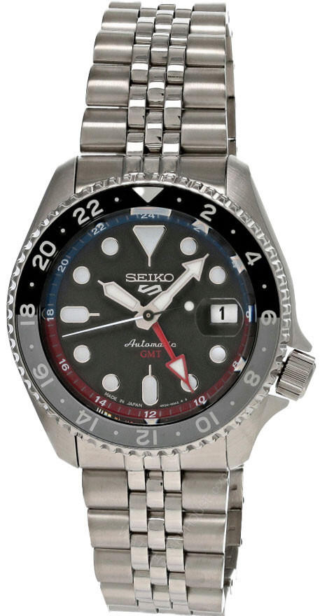 SEIKO 5 Sports SKX Sports Style GMT Series Charcoal Dial Men’s Watch SSK019