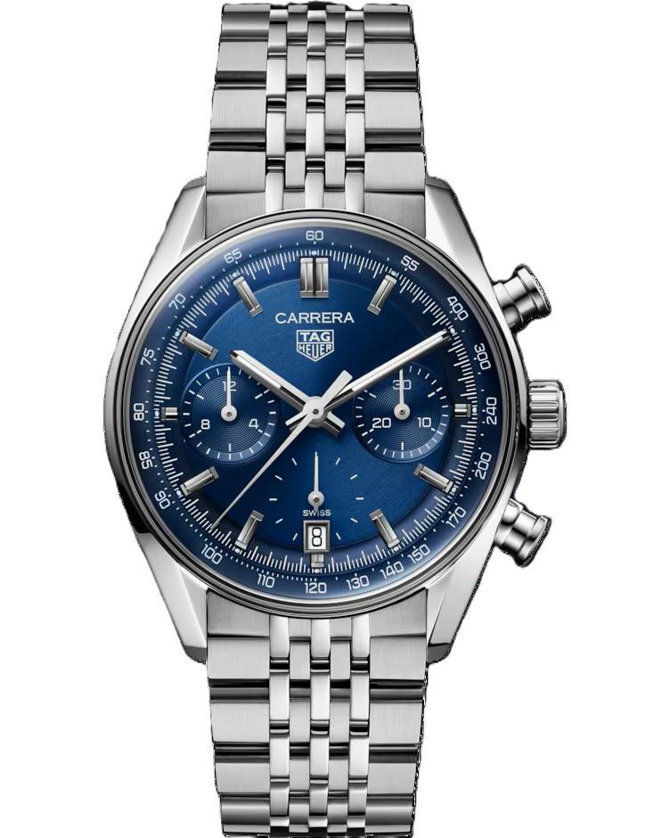 TAG HEUER Carrera Chronograph 39MM Blue Dial Steel Men’s Watch