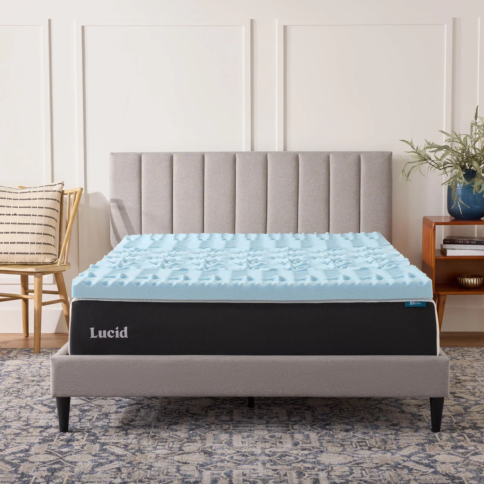 5-Zone Gel Memory Foam Topper