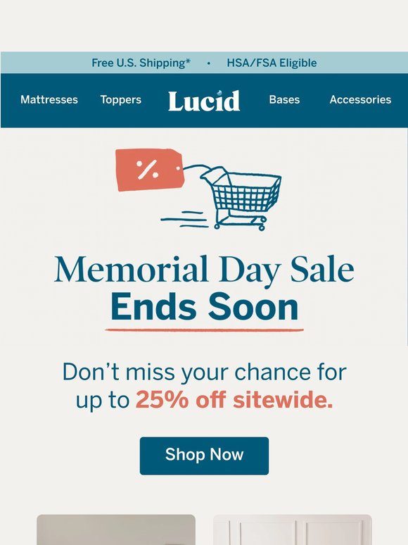 Memorial Day Sale Ends Soon