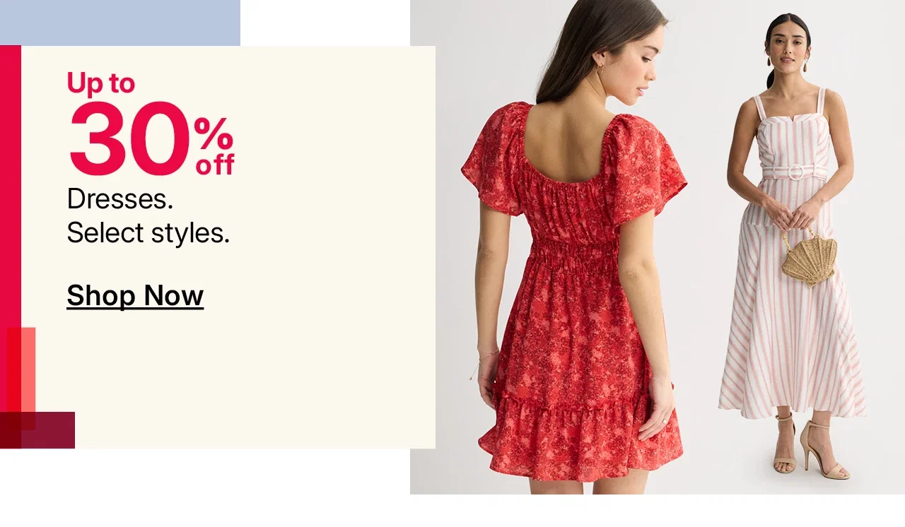 up to 30% off dresses