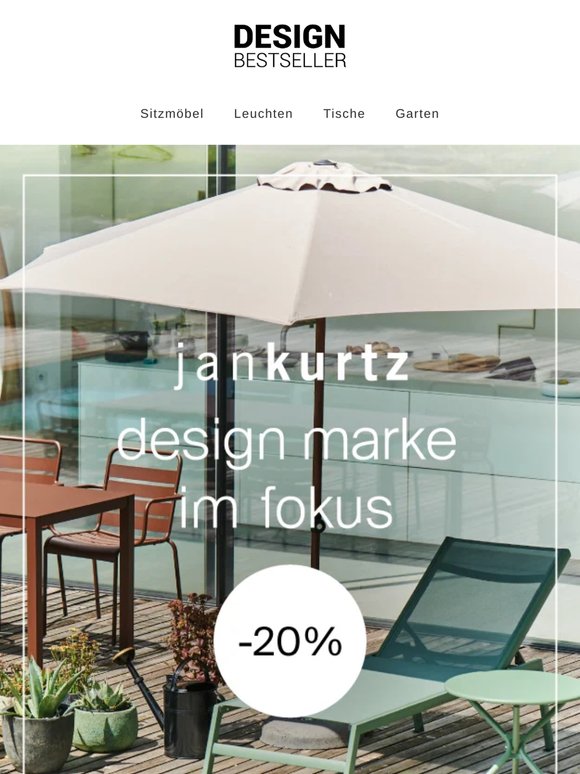 -20% auf unsere Design-Marke im Fokus
