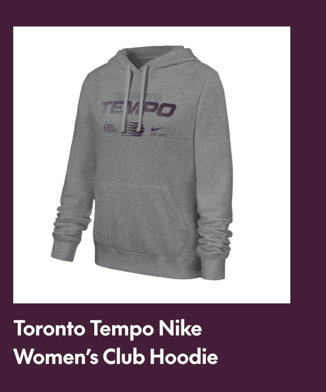 TORONTO TEMPO NIKE WOMEN'S CLUB HOODIE
