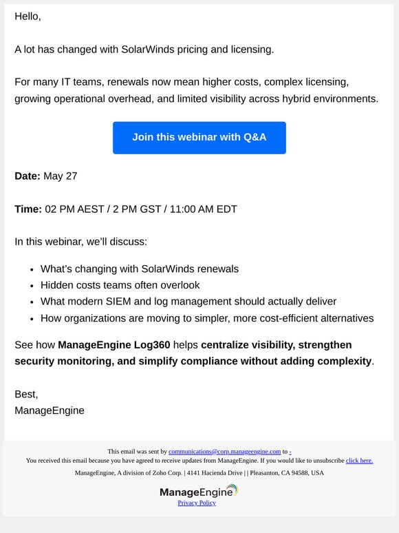 SolarWinds renewal coming up? Watch this first