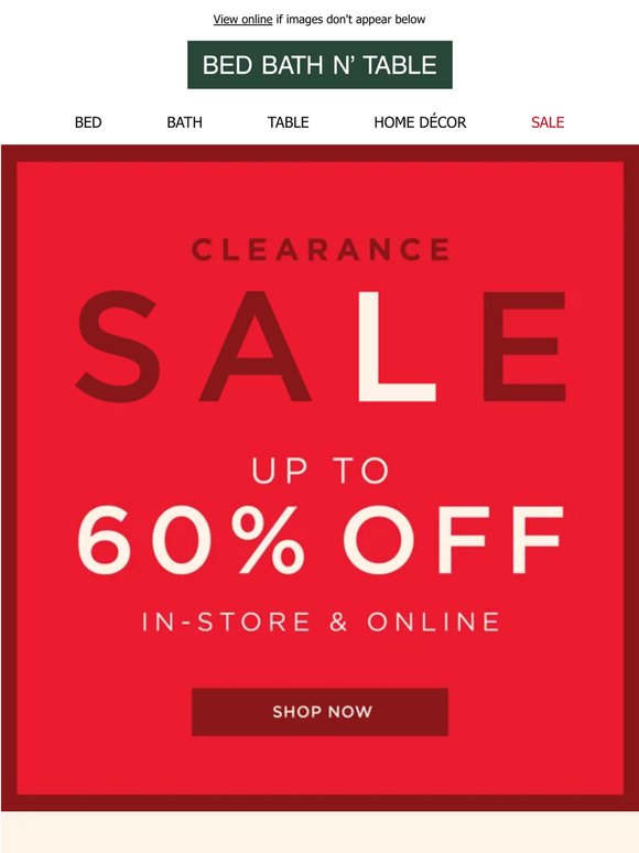 UP TO 60% OFF CLEARANCE SALE 🏃‍♀️