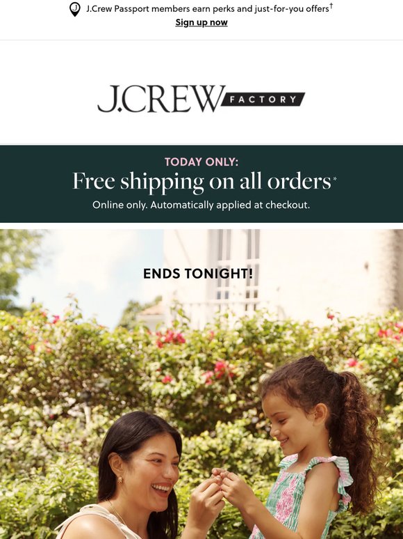Free shipping (today only!) 🌺 Extra 20% off orders $125+ (ends tonight!) 🌸