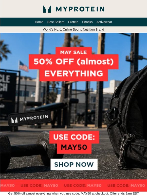 Ending soon 🏃💨 50% off almost everything