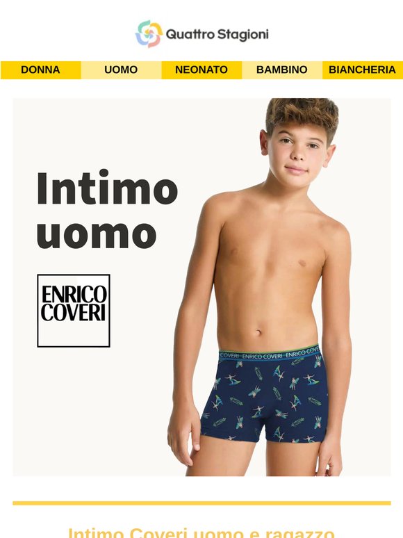 Intimo Coveri uomo e ragazzo