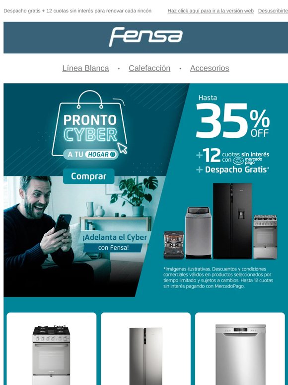 🎉 Pronto Cyber en tu hogar: ¡hasta 35% OFF!