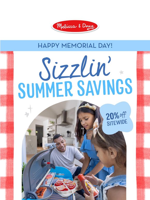 Sizzlin' Memorial Day Savings!