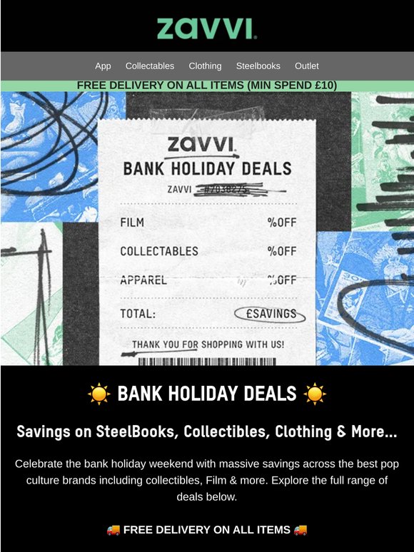 Don't Miss This Weekend's Biggest Savings... Bank Holiday Deals! ☀️