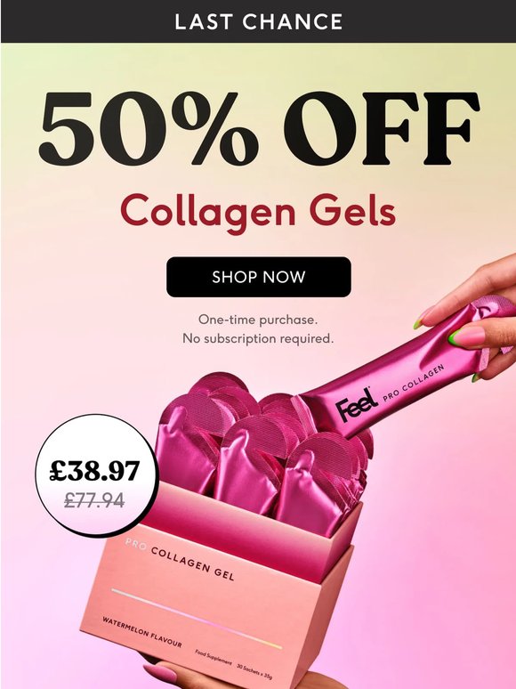 🚨 LAST CHANCE 🚨 50% OFF