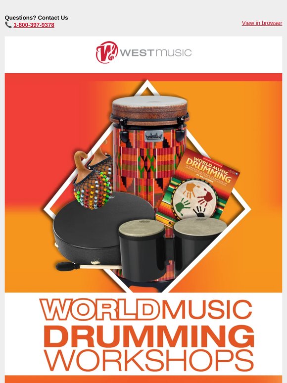 Join Us for the World Music Drumming Flagship Workshop!
