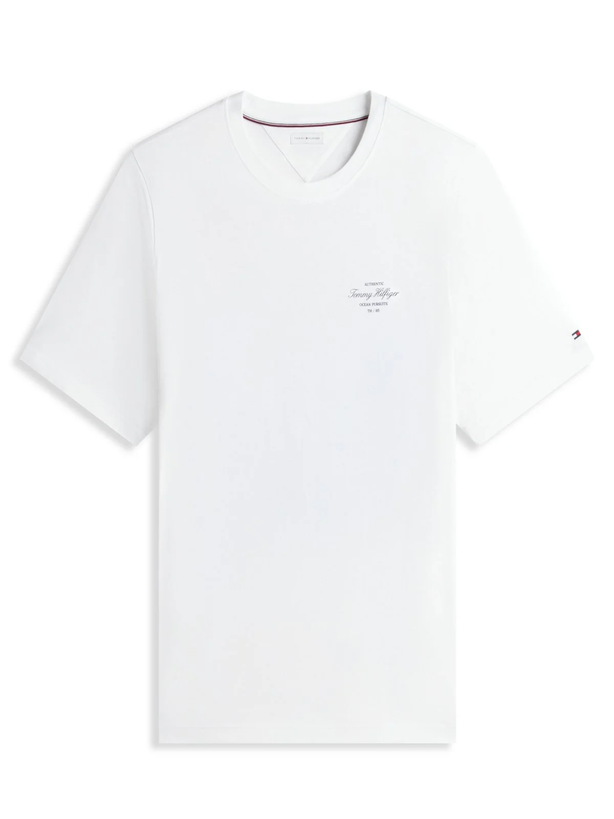 Cotton T-shirt with label print, regular fit