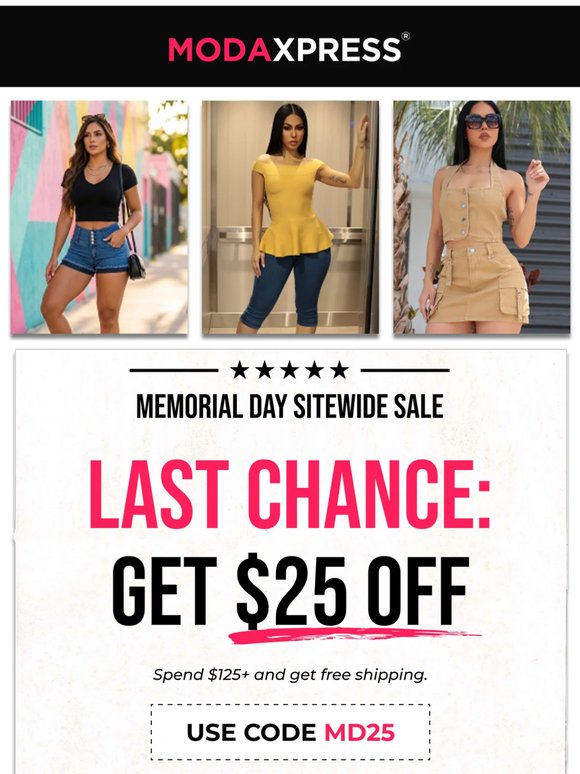 Last chance: $25 OFF ends tonight
