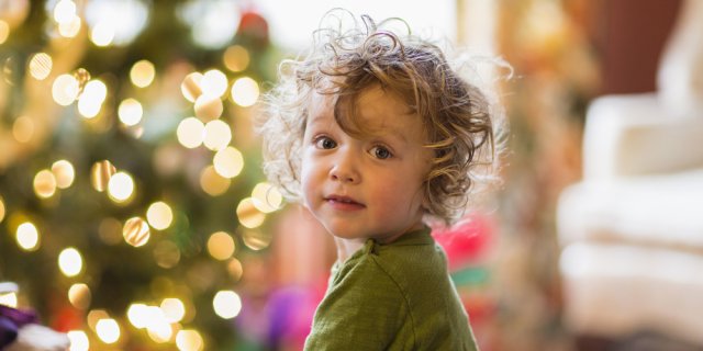 bébé garçon a noel