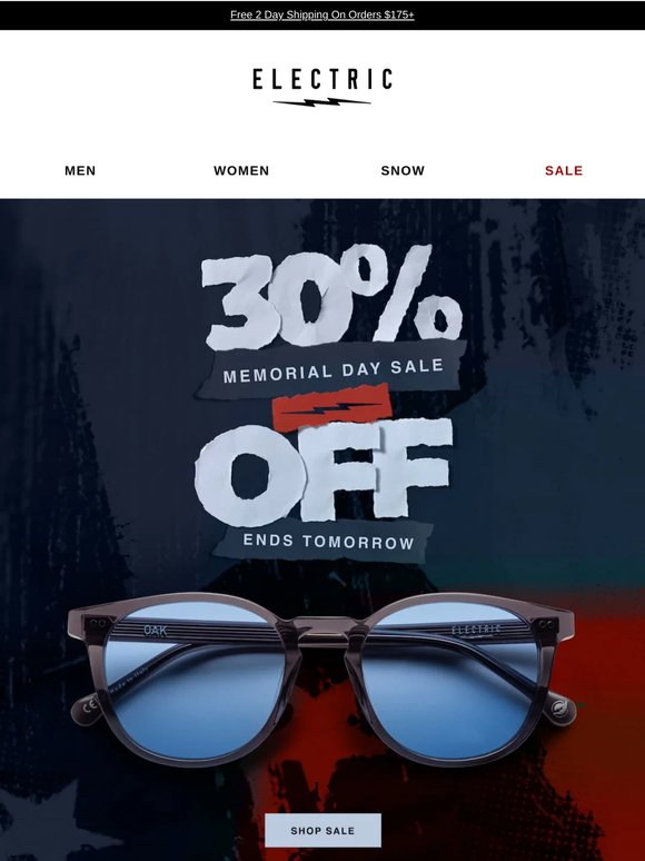 30% Off Ends Tomorrow 🎆