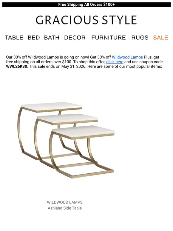 The 30% off Wildwood Lamps - Our picks for you! | Gracious Style