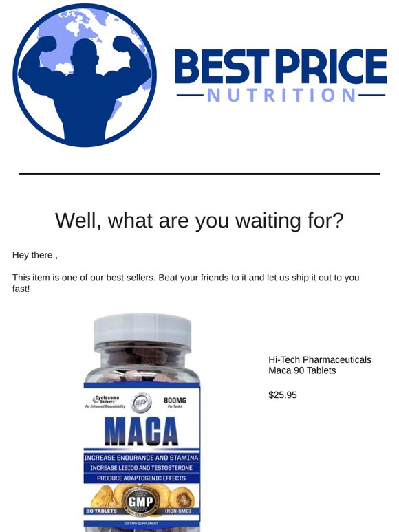 Still Thinking About that Supplement Order?