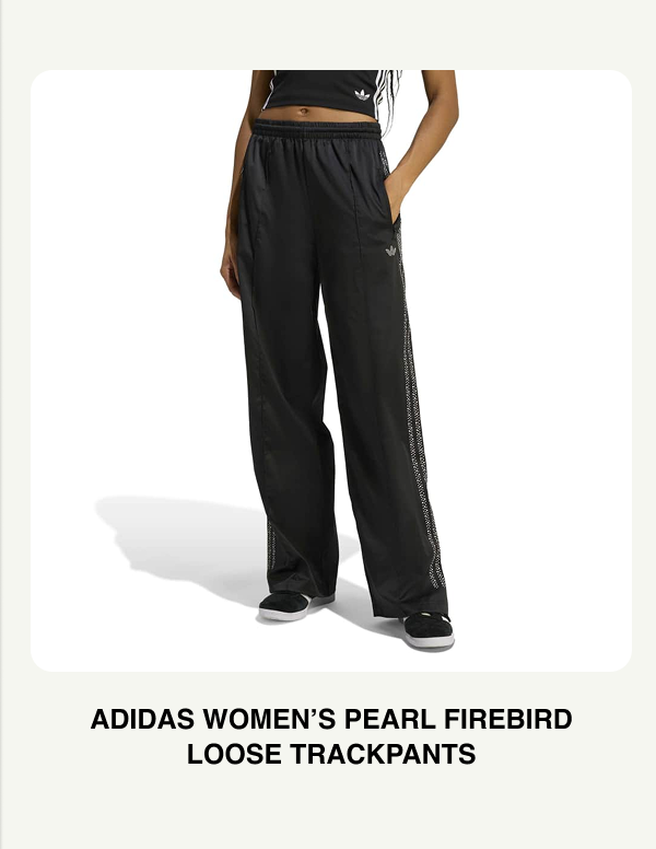 adidas Womens Pearl Firebird Loose Trackpants