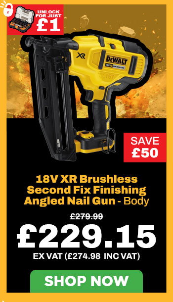 Dewalt DCN660N 18V XR Brushless Second Fix Finishing Angled Nail Gun - Body