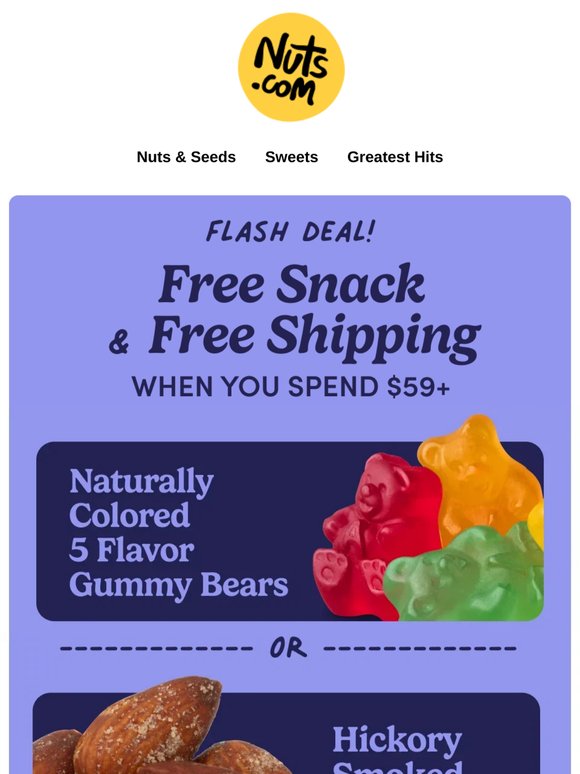 Have a FREE snack for Memorial Day