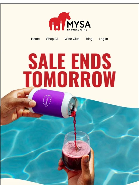 Memorial day sale ends tomorrow!