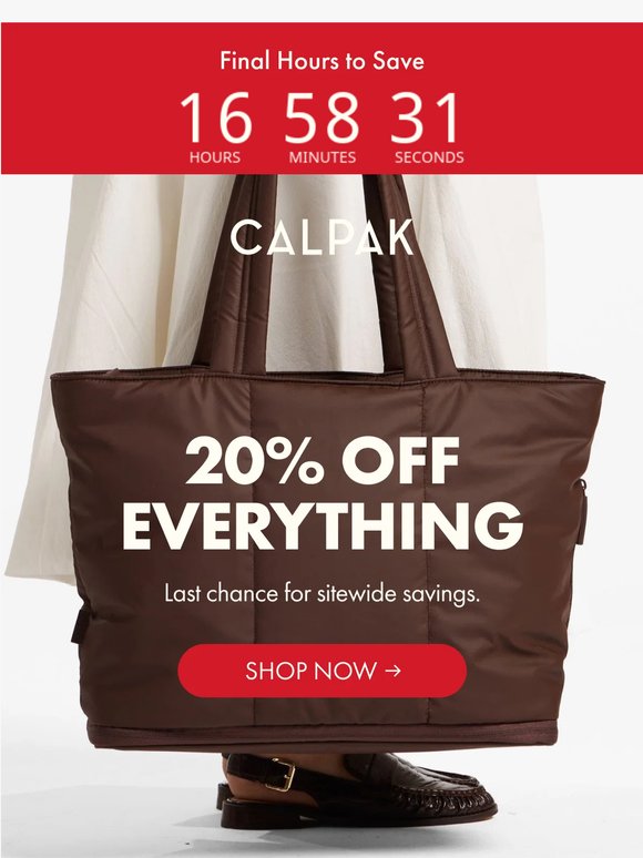 This Is It: 20% Off Everything