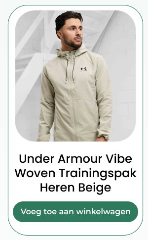 Under Armour Vibe Woven Trainingspak Heren Beige